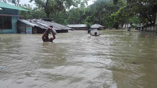 লামা-আলীকদমে বন্যা পরিস্থিতির অবনতি