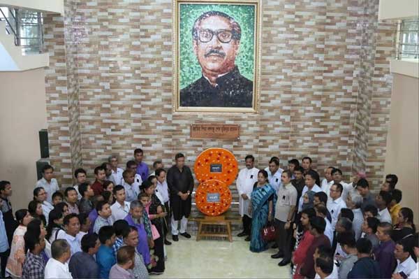 জাতির পিতাকে স্মরণ পার্বত্য চট্টগ্রাম উন্নয়ন বোর্ডের