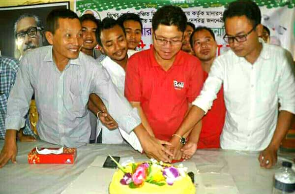 জুরাছড়ি ছাত্রলীগের শেখ হাসিনার জন্মদিন পালন