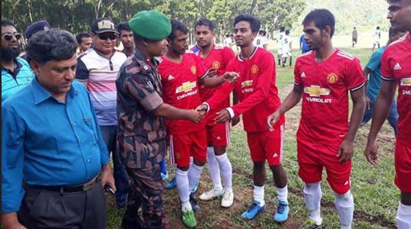 কাপ্তাই আন্ত: ইউনিয়ন পরিষদ গোল্ডকাপ ফুটবল শুরু