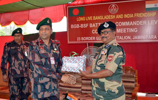 মাটিরাঙ্গায় বিজিবি-বিএসএফ ব্যাটালিয়ন কমান্ডার পর্যায়ে বৈঠক