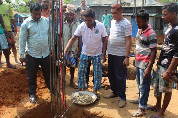 সেনামৈত্রী বিদ্যানিকেতনে উন্নয়ন কাজের উদ্বোধন