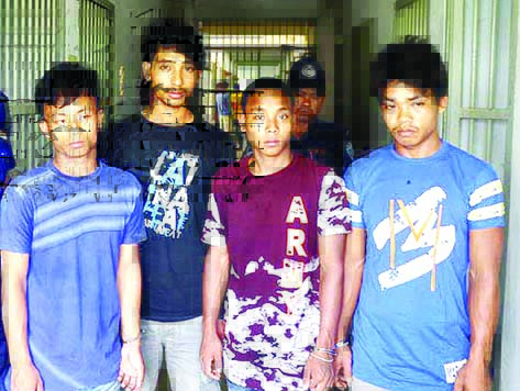মহালছড়িতে তিন স্কুলছাত্রীকে ধর্ষনের দায়ে গ্রেফতার ৪
