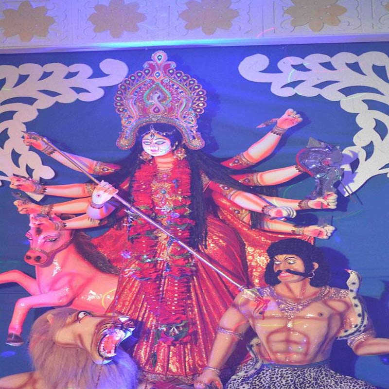 লংগদুর দুই মন্ডপে পূণ্যার্থীদের ঢল