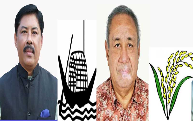 বান্দরবানে নৌকা-ধানেরশীষের প্রচারনা শুরু