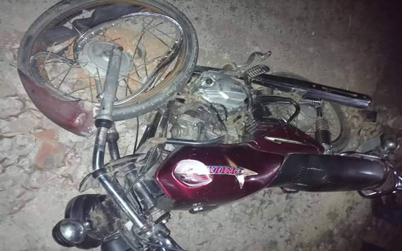রাঙামাটি শহরে মোটরসাইকেল দূর্ঘটনায় নিহত ১