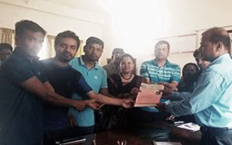 কাপ্তাইয়ে মহিলা ভাইস চেয়ারম্যান পদে পপির মনোনয়ন জমা