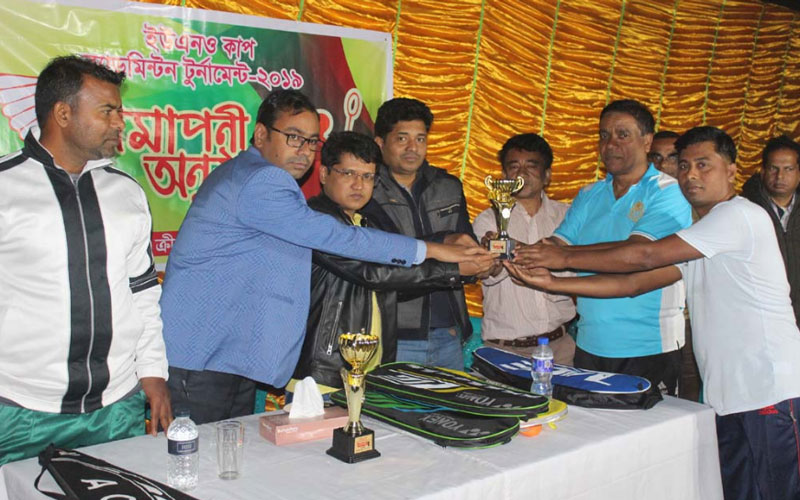 লংগদুতে ইউএনও কাপ ব্যাডমিন্টন টুর্নামেন্ট