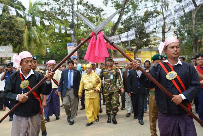 বান্দরবানে রাজপূণ্যাহ উৎসব শুরু