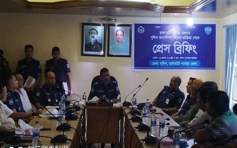 কনস্টেবল নিয়োগ শতভাগ স্বচ্ছ ছিলো দাবি এসপি’র