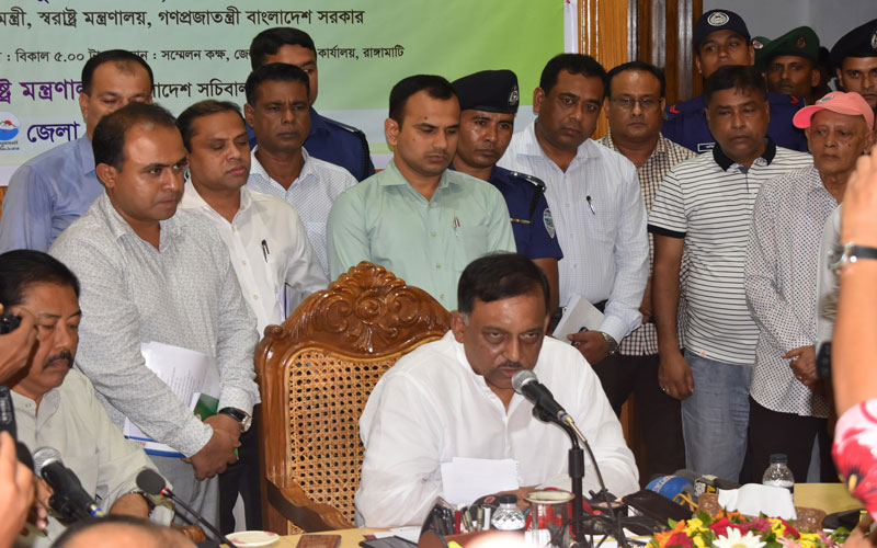 পাহাড়ে চাঁদাবাজদের ঠাঁই হবে না