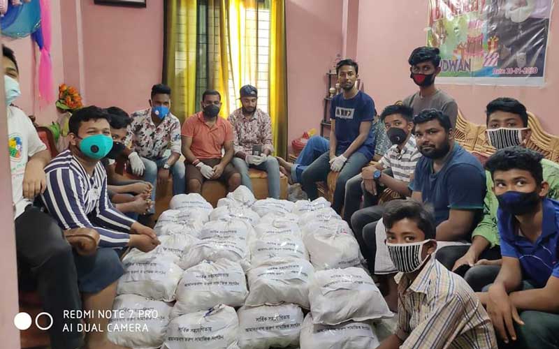 করোনা মোকাবেলায় আমানতবাগ তরুণ সামাজিক সংগঠন