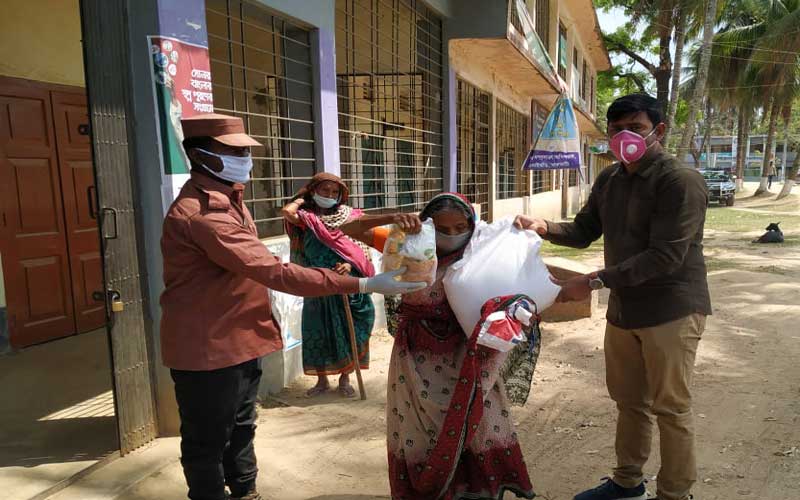 বাঘাইছড়িতে ত্রাণ সহায়তা পেল ১৩শ’ পরিবার