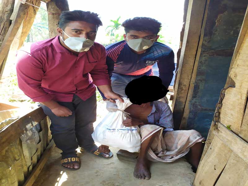 হতদরিদ্রদের পাশে বনরূপা স্পোর্টিং ক্লাব