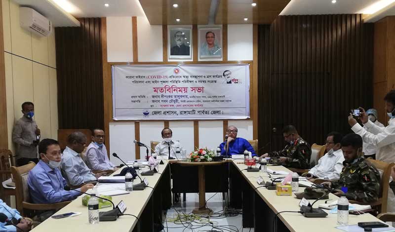 রাঙামাটির করোনা প্রস্তুতি নিয়ে সন্তোষ পবন চৌধুরীর