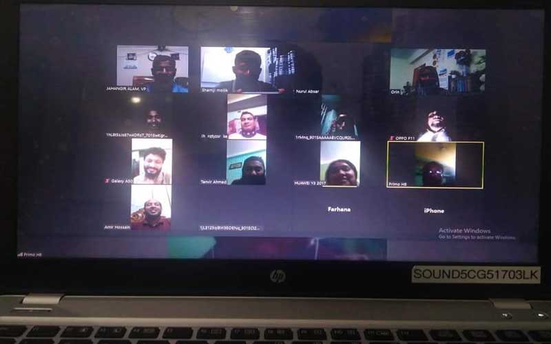 কাপ্তাই নৌবাহিনী স্কুল এন্ড কলেজ শিক্ষার্থীদের অনলাইন পাঠদান চলছে