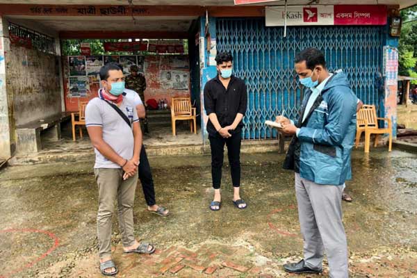 করোনার মধ্যে বান্দরবানে এসে জরিমানা গুনলো ৯ পর্যটক !