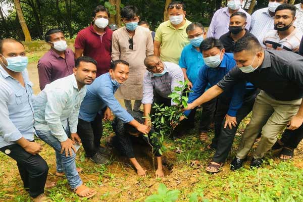 রাঙামাটিতে সদর উপজেলা ছাত্রলীগের বৃক্ষরোপণ কর্মসূচী
