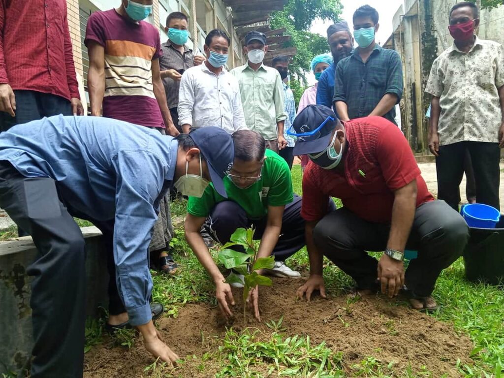 রাঙামাটি সরকারি কলেজে বৃক্ষরোপণ