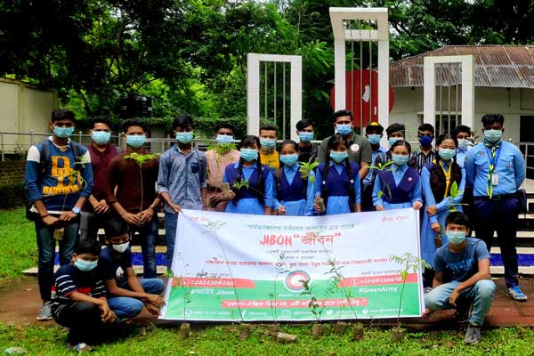 বৃক্ষরোপনের মধ্য দিয়ে কাউখালীতে জীবনের পথচলা শুরু