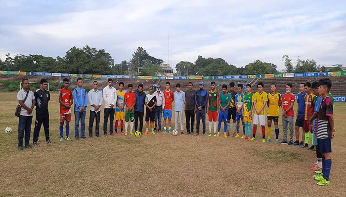 বাদল রায়ের প্রতি শ্রদ্ধা রাঙামাটি ডিএফএ’র