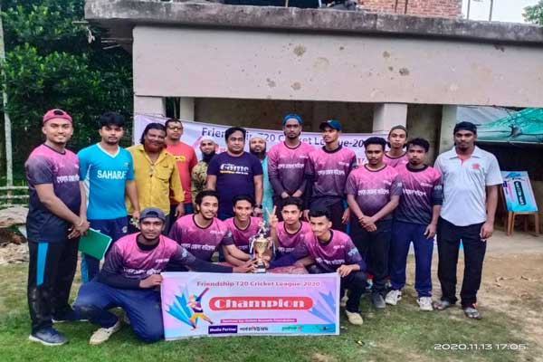রাঙামাটি ফ্রেন্ডশীপ টি-টোয়েন্টিতে চ্যাম্পিয়ন এলতেজা একাদশ