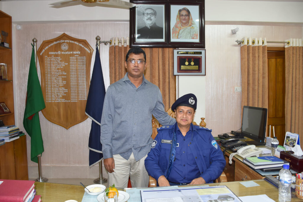 রাঙামাটিতে দায়িত্ব নিলেন নবাগত পুলিশ সুপার