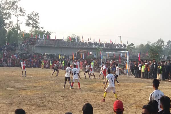 পানছড়িতে শুরু শীতকালীন ফুটবল প্রতিযোগিতা