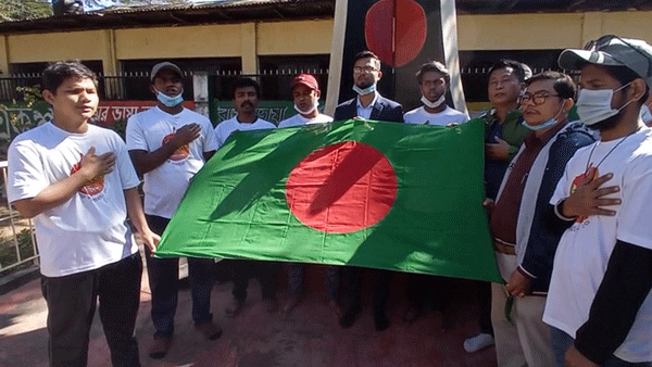 ময়মনসিংহ থেকে হেঁটে খাগড়াছড়ি