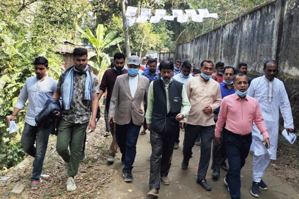 বান্দরবানে প্রচার-প্রচারণায় ব্যস্ত প্রার্থীরা