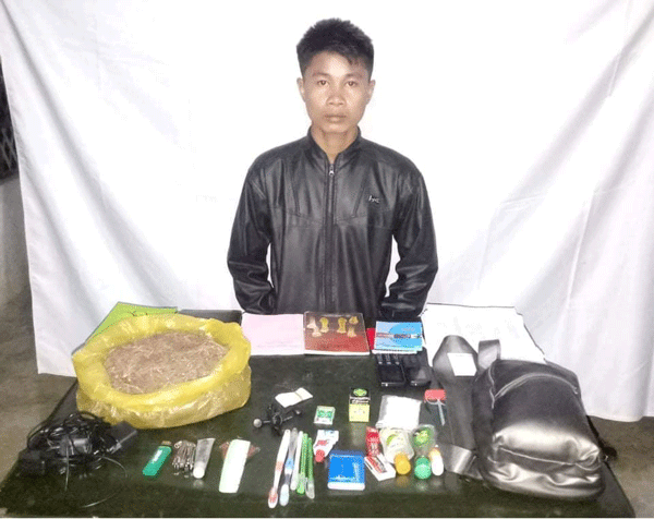 দীঘিনালায় গাঁজাসহ পিসিপি নেতা আটক