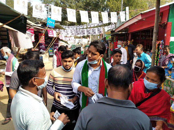 বিপ্লবী ওয়ার্কার্স পার্টির প্রার্থীর গণসংযোগ