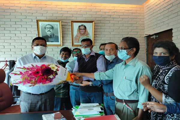 নব বিক্রম ত্রিপুরার সাথে সাক্ষাৎ রাঙামাটি প্রেসক্লাব নেতৃবৃন্দের