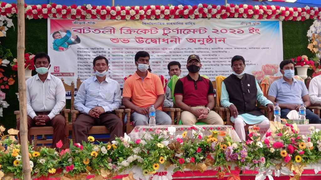 বটতলী ক্রিকেট টুর্নামেন্ট শুরু