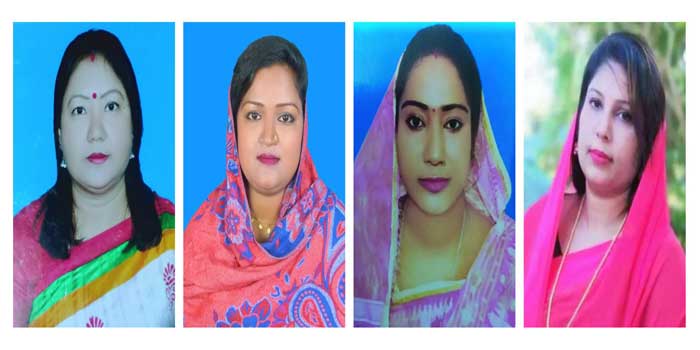 মাঠ কাঁপাচ্ছেন চার যুব মহিলালীগ নেত্রী