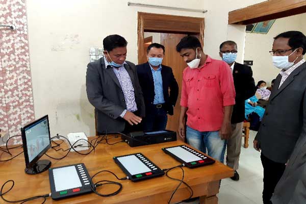 ভোটের আগেই অনুশীলন সেরে নিলো রাঙামাটিবাসি