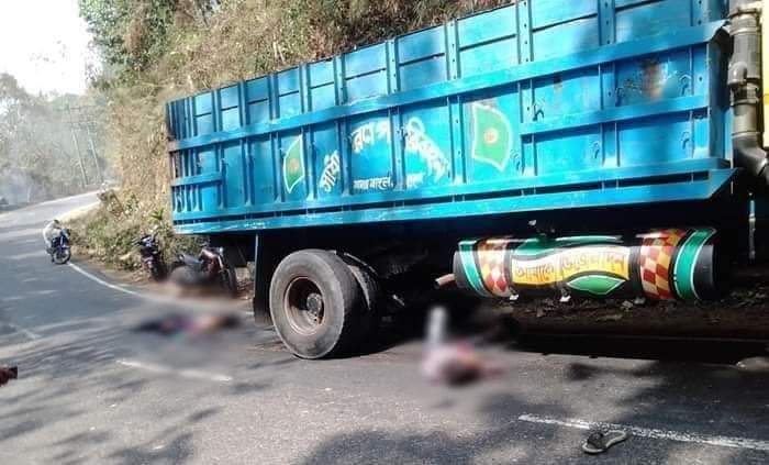 মাটিরাঙ্গায় ট্রাকের চাকায় প্রাণ গেল মোটরসাইকেল আরোহীর