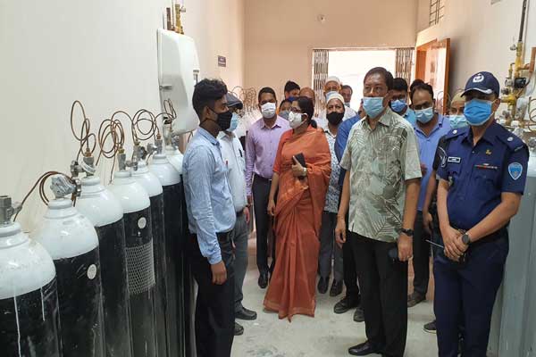 বান্দরবান হাসপাতালে চালু হলো অক্সিজেন প্ল্যান্ট