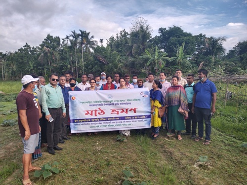 রাঙামাটিতে কৃষি কর্মকর্তাদের প্রশিক্ষণ ও মাঠ পরিদর্শন