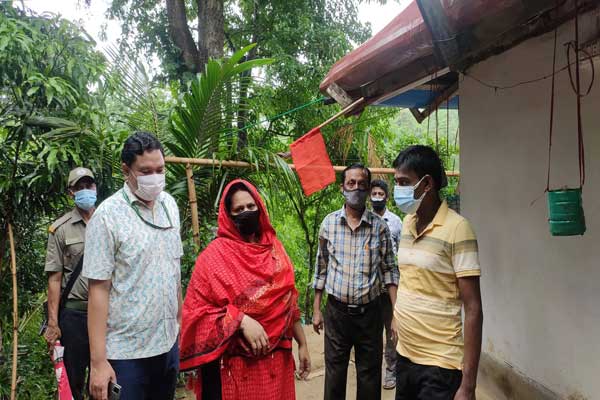 কাপ্তাইয়ে করোনা রোগীর ঘর ‘লকডাউন’