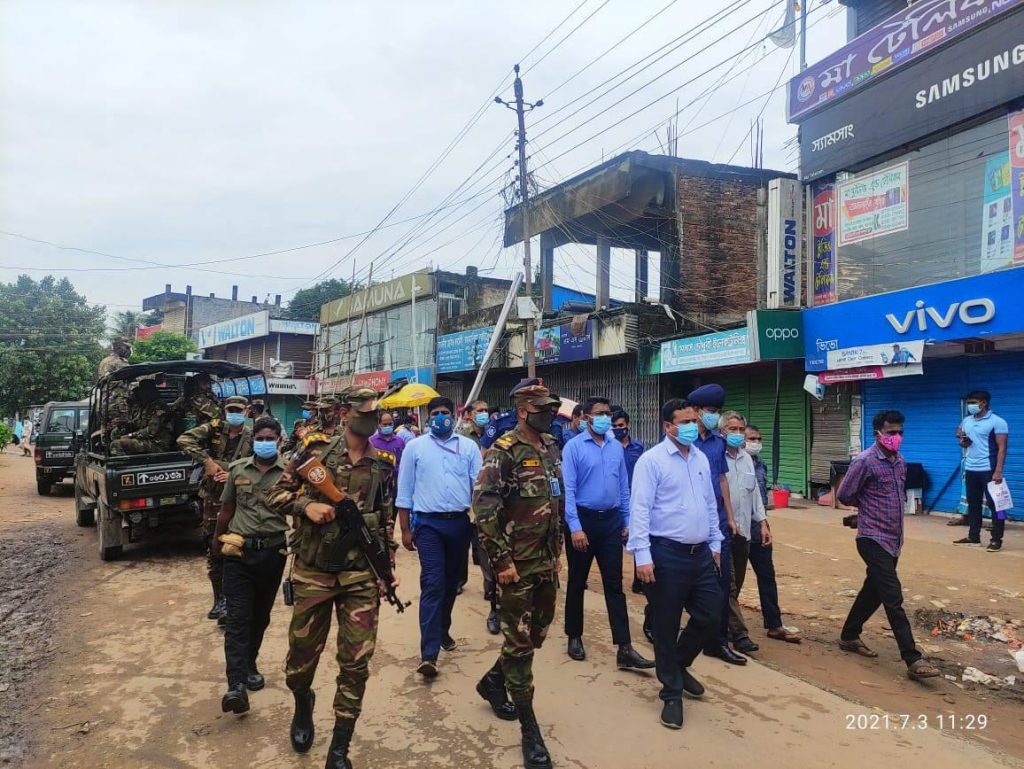 বিধি নিষেধ অমান্য করায় ১০৮ জনকে সাজা, ৩ জনকে কারাদন্ড