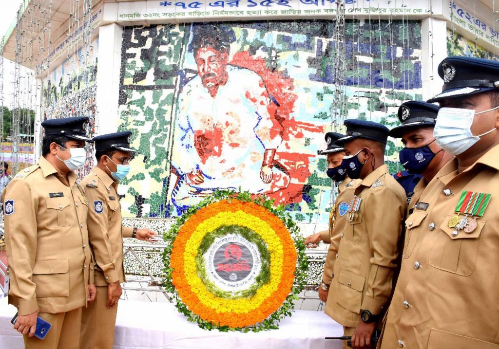 যথাযোগ্য মর্যাদায় রাঙামাটি জেলা পুলিশের জাতীয় শোক দিবস পালন
