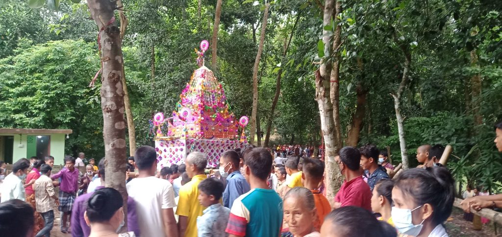 ভদন্ত কেলাসা মহাস্থবিরের অন্ত্যোষ্টিক্রিয়া সম্পন্ন