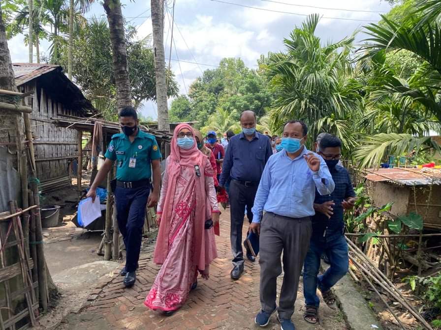 কাপ্তাইয়ে পার্বত্য সচিবের বিভিন্ন প্রকল্প পরিদর্শন