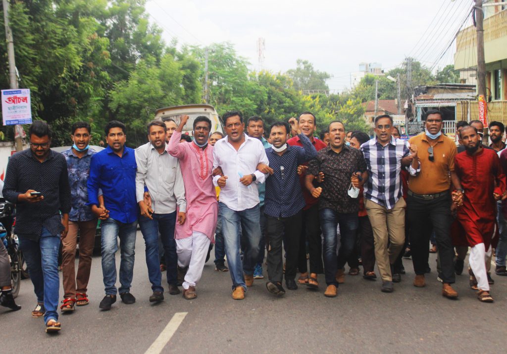 রাঙামাটিতে যুবদলের প্রতিষ্ঠাবার্ষিকী ঘিরে র্যালি