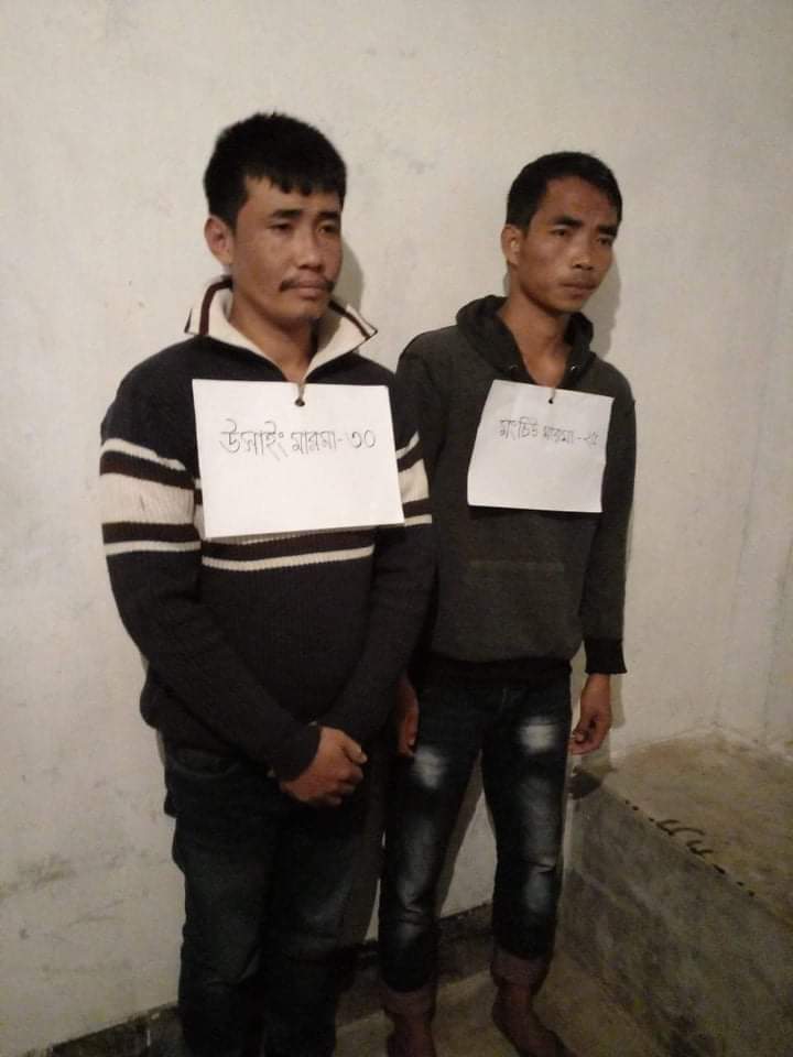 রাজস্থলীতে অস্ত্রসহ জেএসএসের দুই কর্মীকে আটক