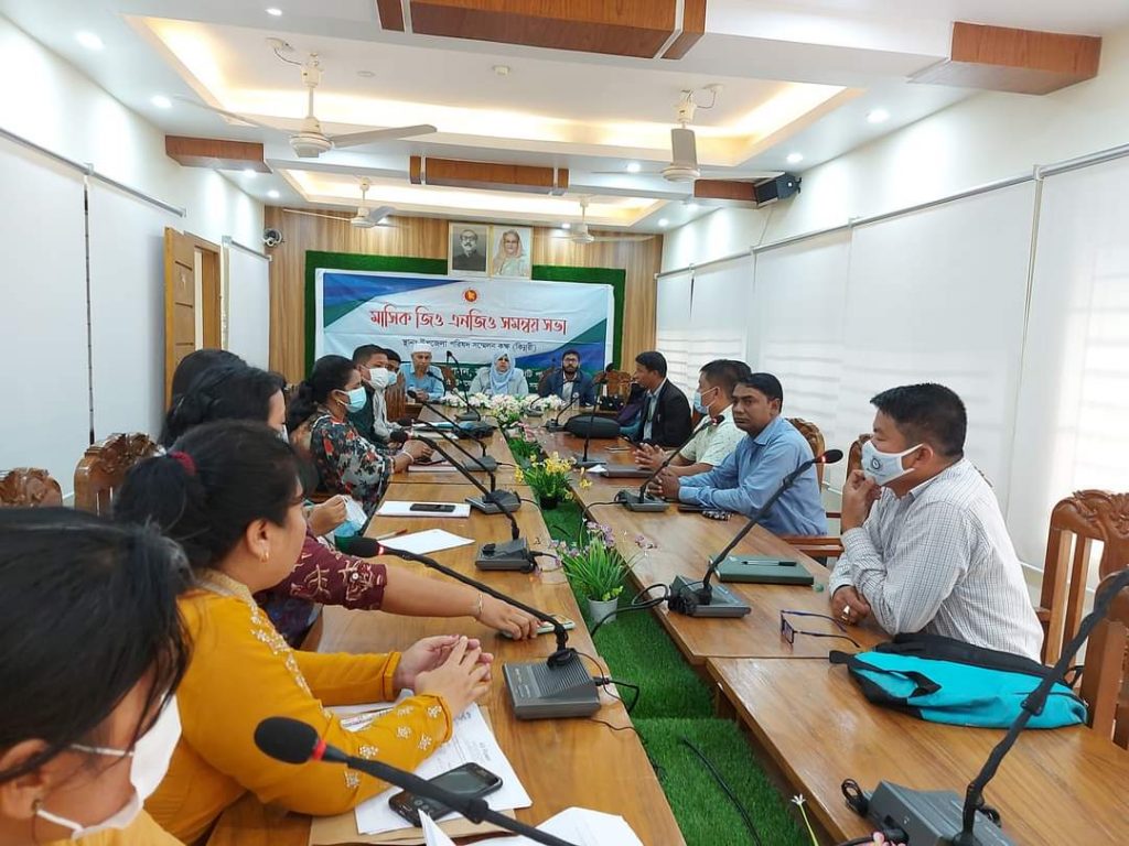 কাপ্তাইয়ে মাসিক এনজিও সমন্বয় কমিটির সভা