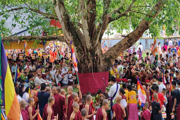 মৌন মুখর বৌদ্ধ পূর্ণিমা বান্দরবানে