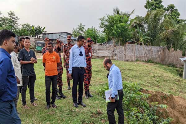 শহরের ঝুঁকিপূর্ণ এলাকা ঘুরে দেখলেন ডিসি