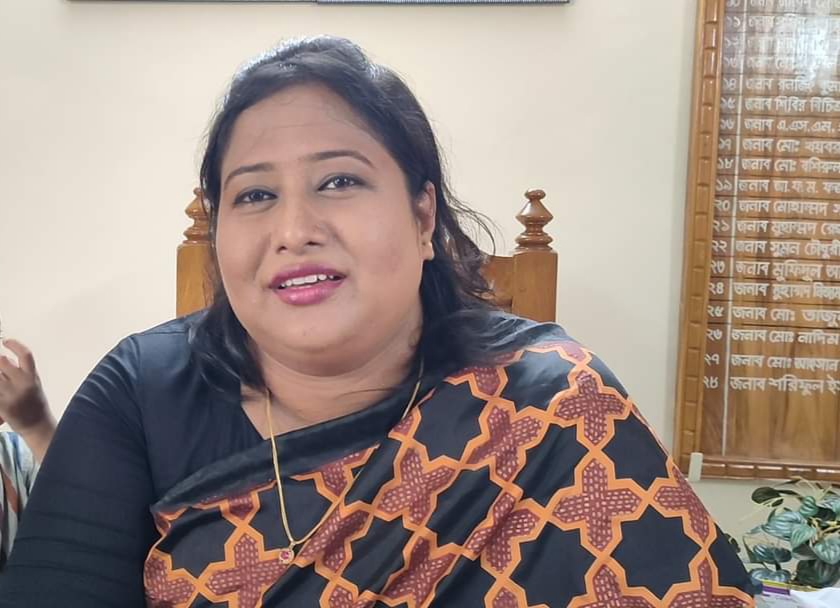 বাঘাইছড়ির প্রথম নারী ইউএনও রোমানা আক্তারের দায়িত্ব গ্রহণ